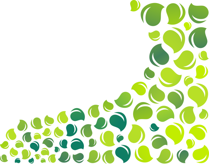 “Green circular graphic for call-to-action section”