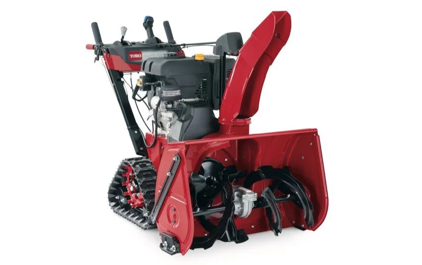 “Toro TRX HD 32‑inch snowblower with wide tank treads”